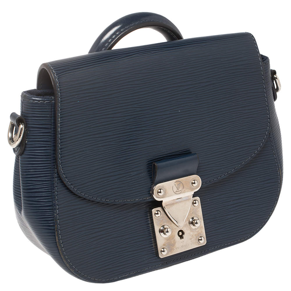 Louis Vuitton Eden Epi Leather Blue Pm Bag With Strap