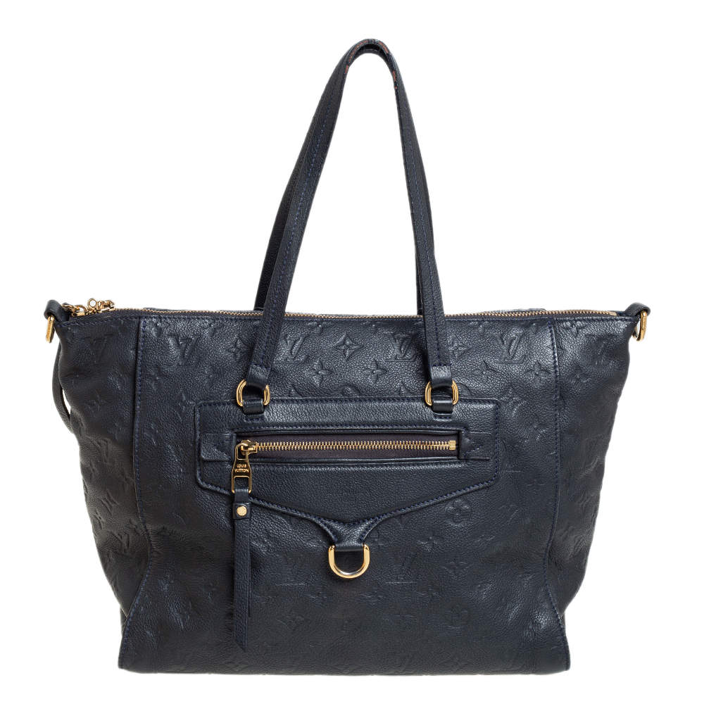 مملوكة مسبقًا Louis Vuitton Bleu Infini Empreinte Leather Lumineuse PM Bag