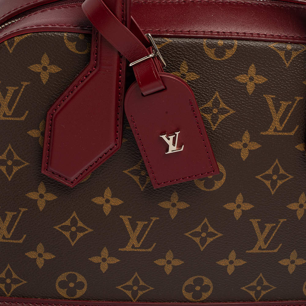 Dora leather handbag Louis Vuitton Pink in Leather - 31268875