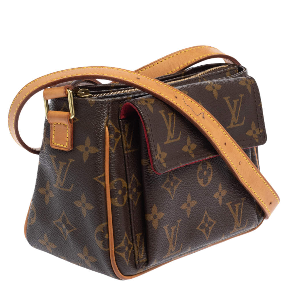 Louis Vuitton Viva Cite Handbag Monogram Canvas MM Brown 21372158