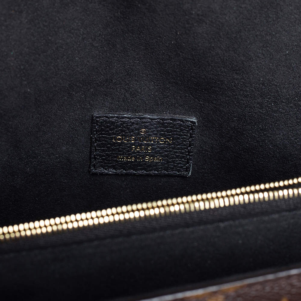 LV Louis Vuitton Victoire Chain Handbag Monogram Leather Shoulder Bag Black  M41730 6805 [LV1480] - $339.00