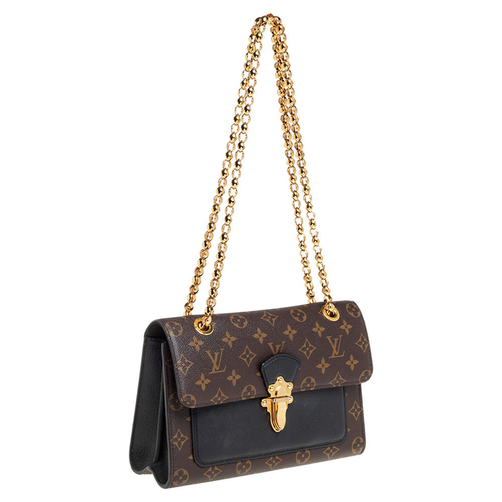 Victoire leather handbag Louis Vuitton Brown in Leather - 35547929