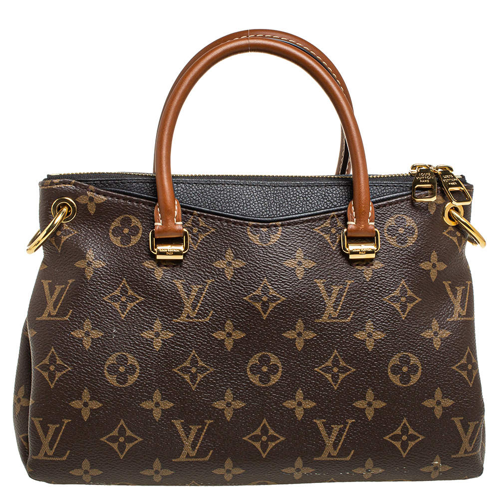 Louis Vuitton Pallas Monogram BB Raisin in Toile Coated Canvas