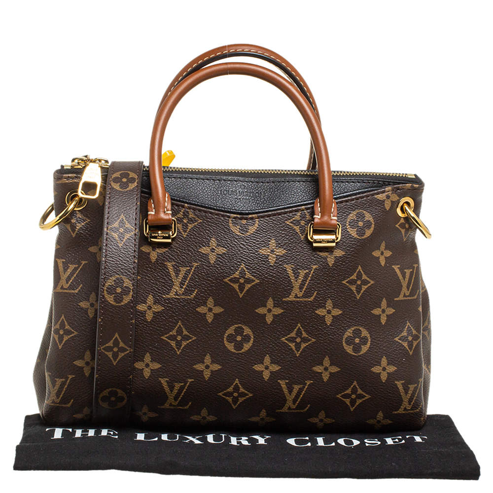 Pallas leather tote Louis Vuitton Brown in Leather - 35965302