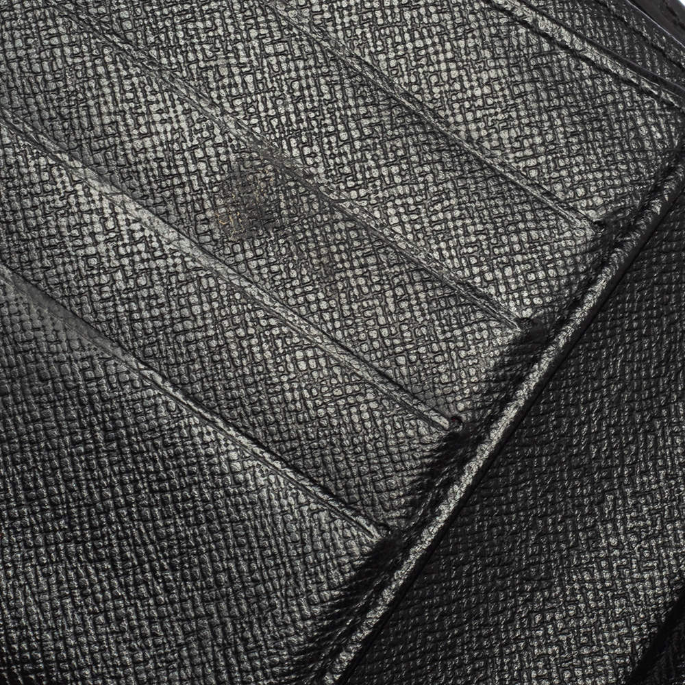 Louis Vuitton Epi Chain Compact Wallet Purse Black M63518
