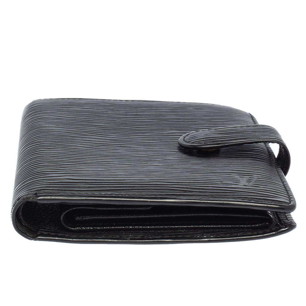 LV Epi Leather Flat Pocket Wallet with Monogram - Handbags