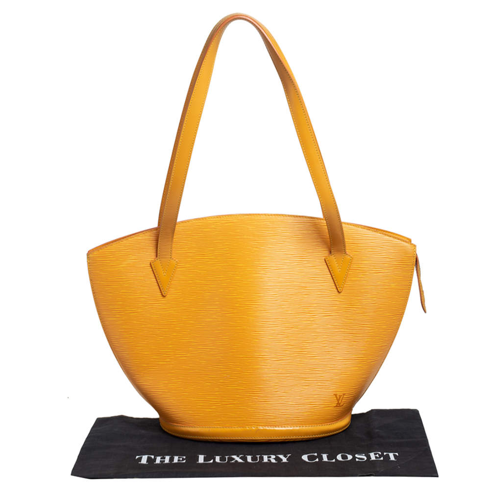 Louis Vuitton Tassil Yellow Epi Leather Saint Jacques GM Bag
