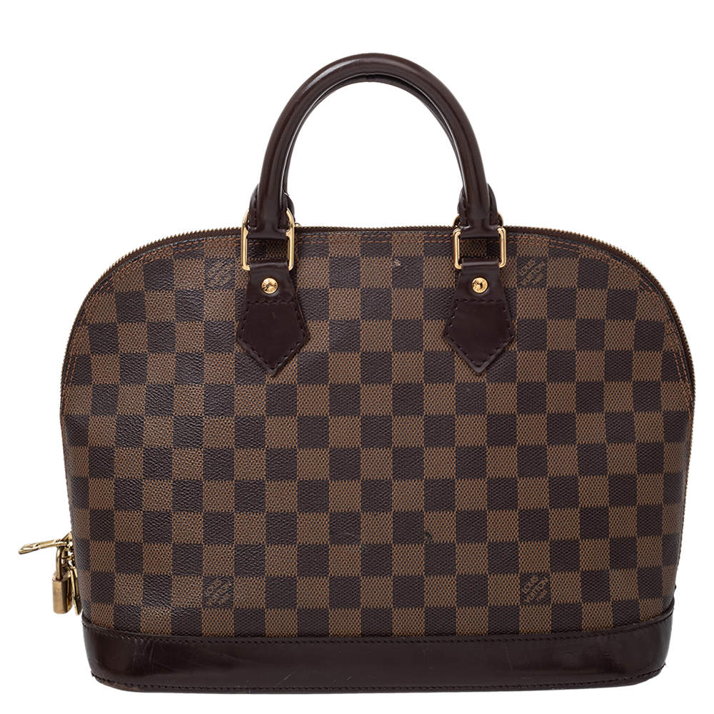 Pre Owned حقيبة لوي فيتون "ألما" كانفاس دامييه إيبين PM