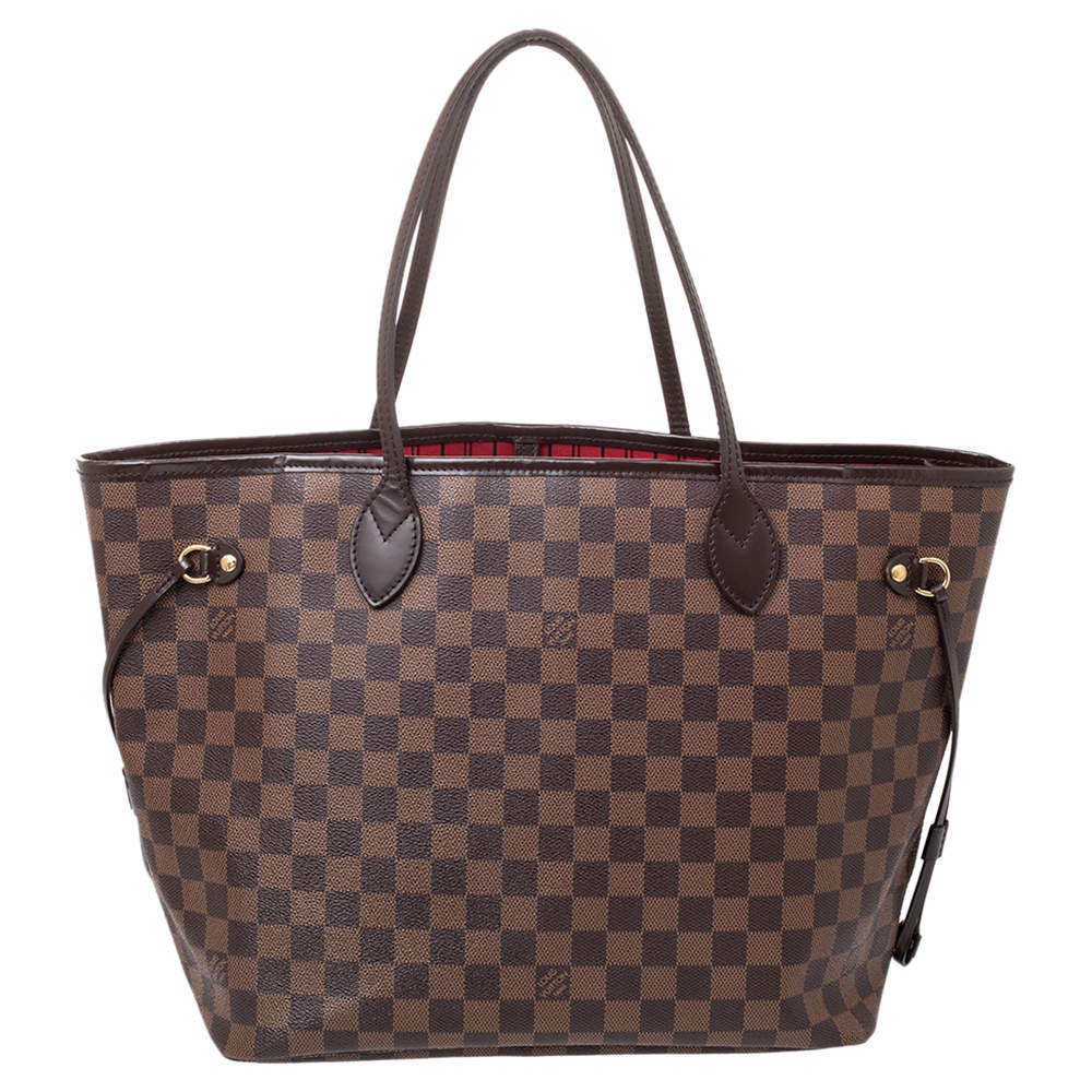 Louis Vuitton Damier Ebene Canvas Neverfull MM Bag