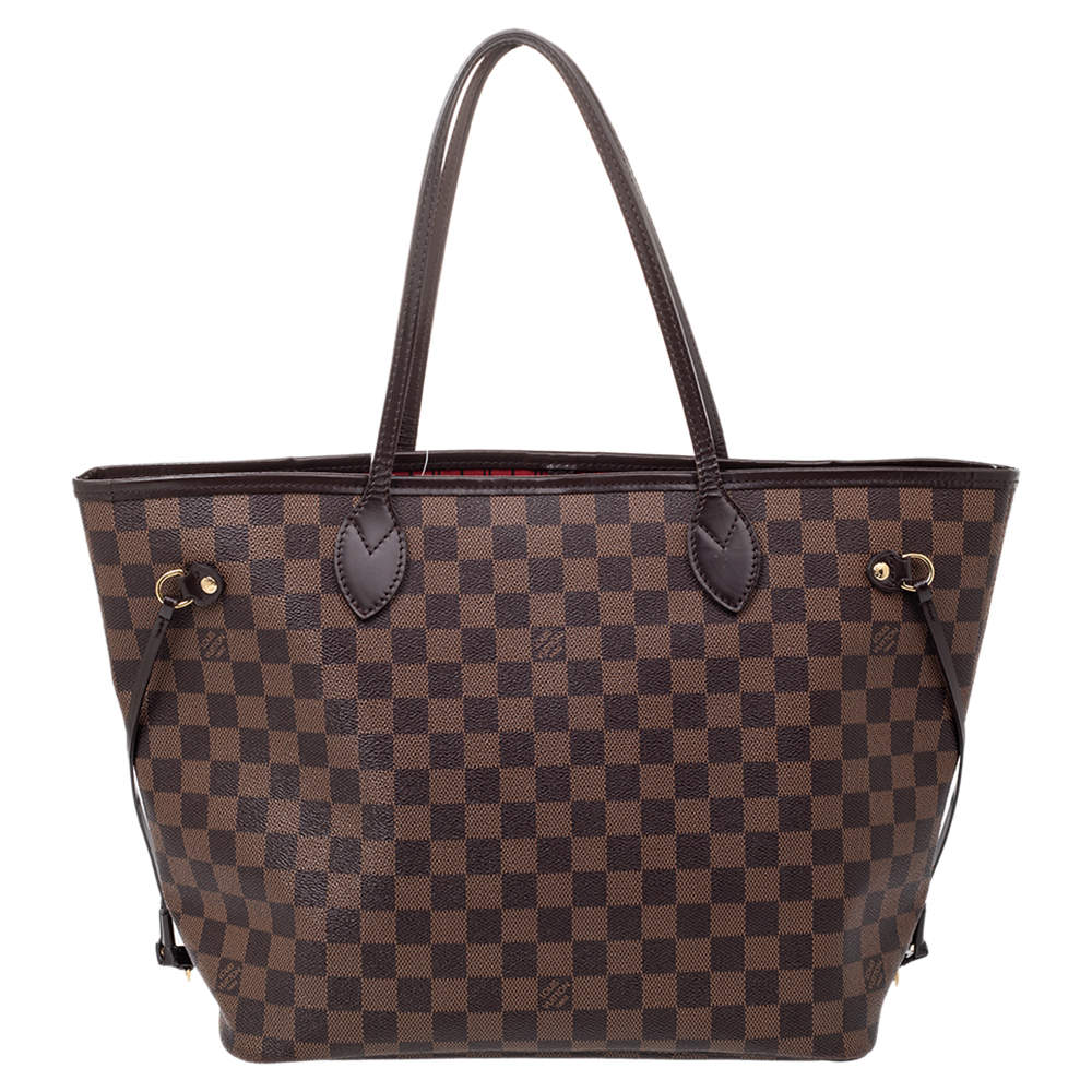 Louis Vuitton Damier Ebene Canvas Neverfull MM Bag