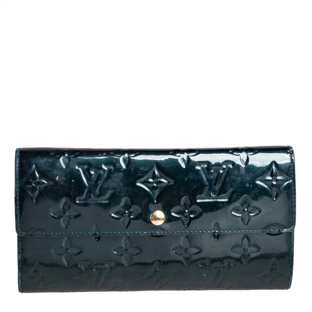 Pre Owned محفظة لوي فيتون سارا فيرنيه مونوغرامي بترولية