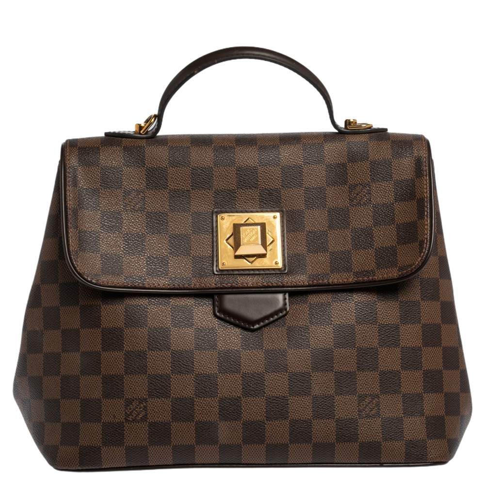 Pre Owned حقيبة لوي فيتون بيرغامو كانفاس دامييه أيبين MM