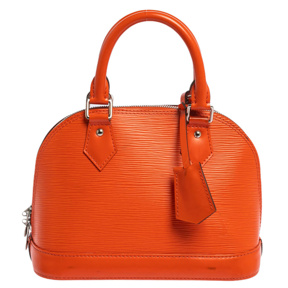 Pre Owned Louis Vuitton Piment Epi Leather Alma BB Bag