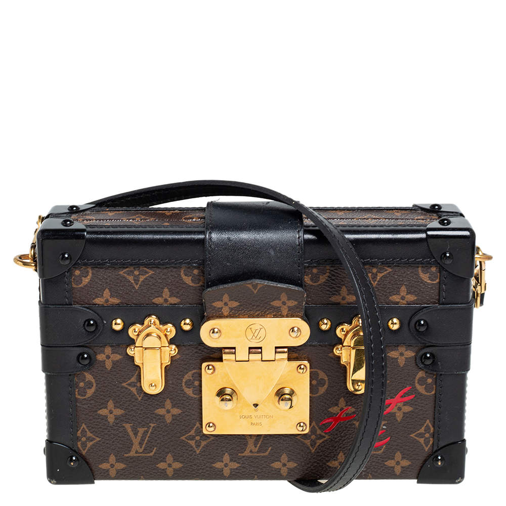 Pre Owned Louis Vuitton Monogram Canvas Petite Malle Bag