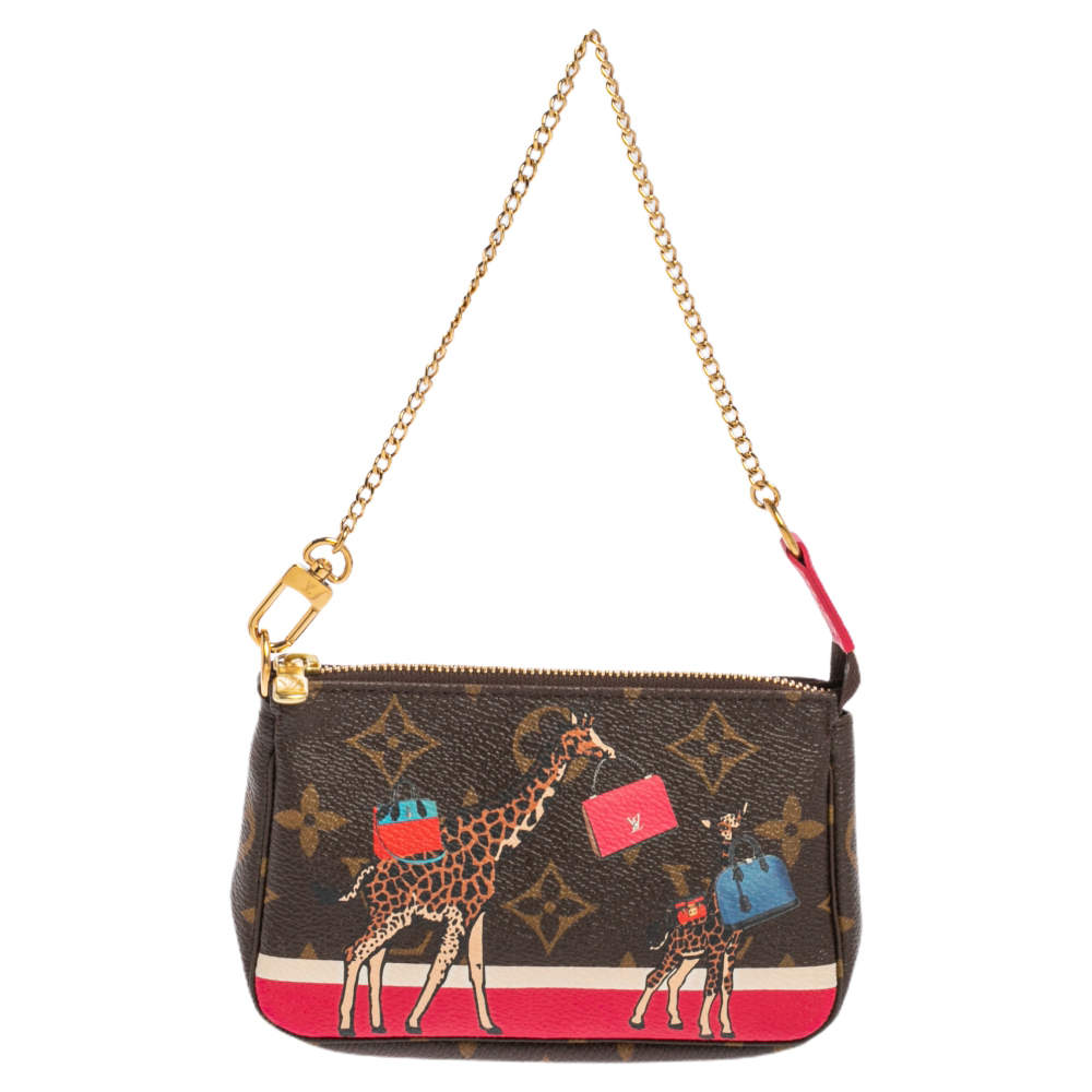 Louis Vuitton - Monogram Giraffe Xmas Mini Pochette - Catawiki