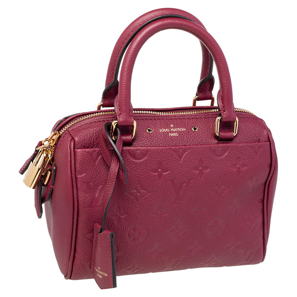 Louis Vuitton Purple Monogram Empreinte Leather Speedy Bandoulière 25  Shoulder Bag Louis Vuitton | The Luxury Closet