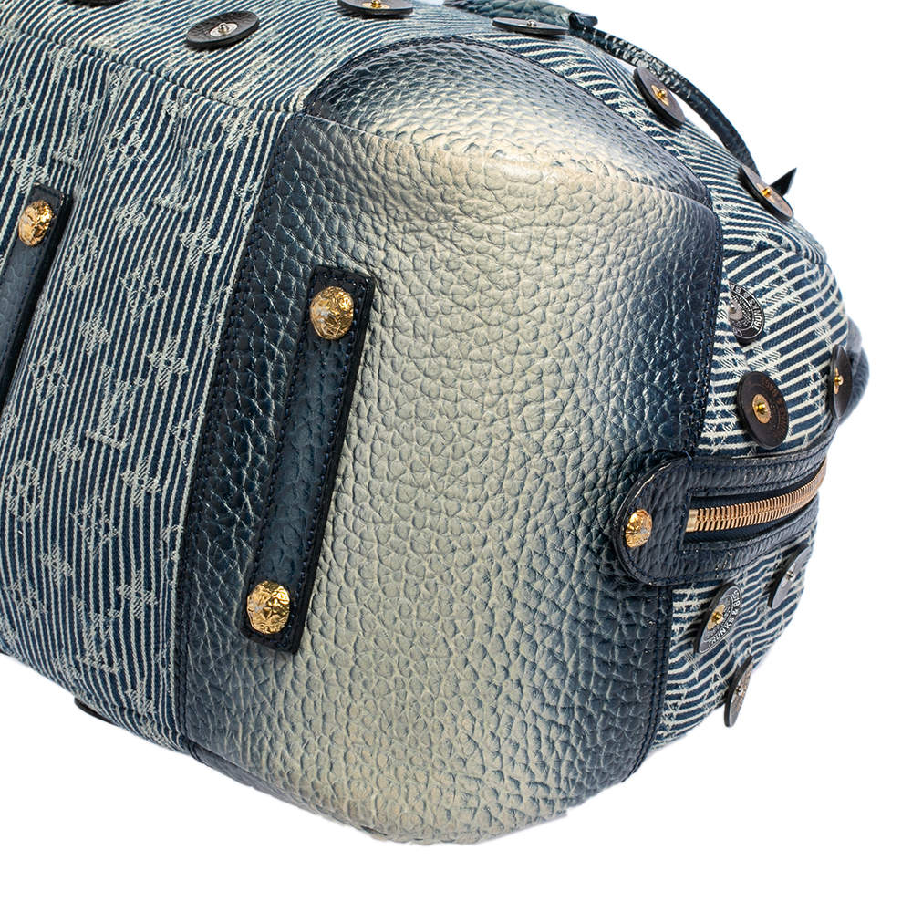 Louis Vuitton Denim Polka Dot Trunks Bag Bowly