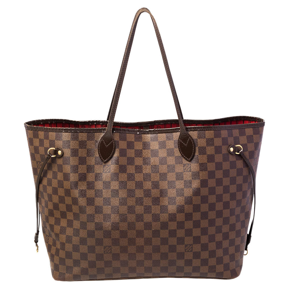 Louis Vuitton Damier Ebene Canvas Neverfull GM Bag