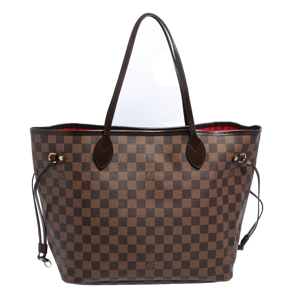 Louis Vuitton Damier Ebene Canvas Neverfull MM Bag