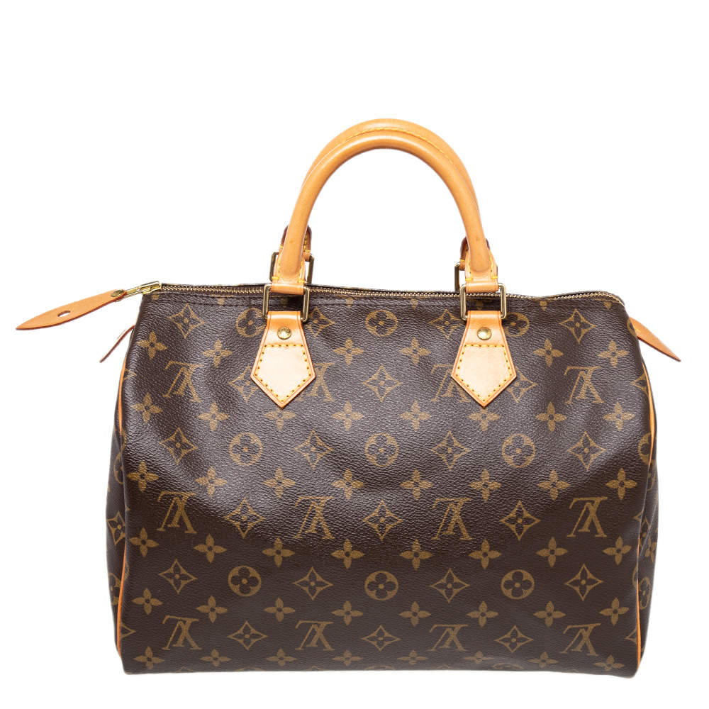 Pre Owned Louis Vuitton Monogram Canvas Speedy 30 Bag