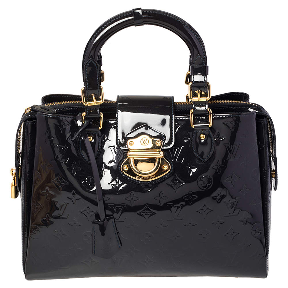 مملوكة مسبقًا Louis Vuitton Bleu Infini Monogram Vernis Melrose Avenue Bag