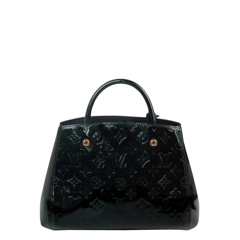 black patent louis vuitton bag