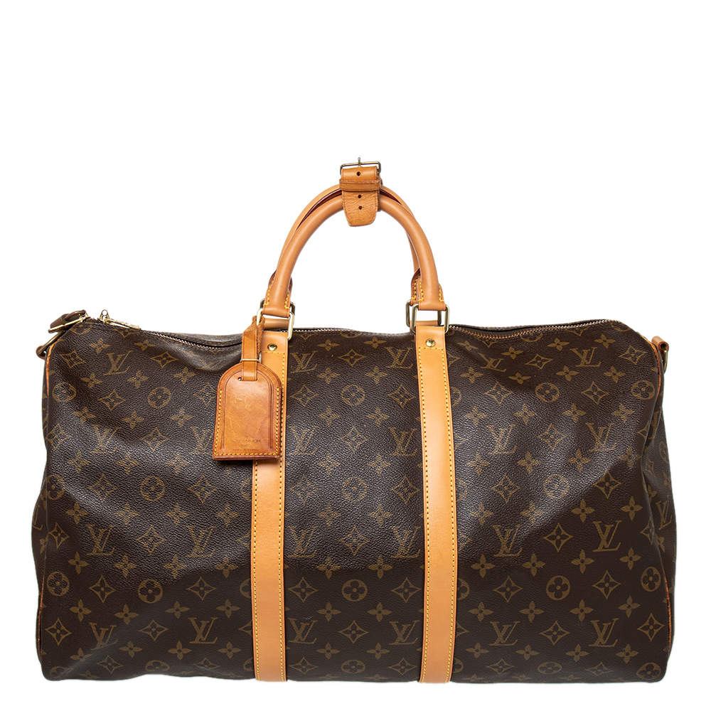 Pre Owned حقيبة لوي فيتون كيبال باندوليير كانفاس مونوغرامي 50