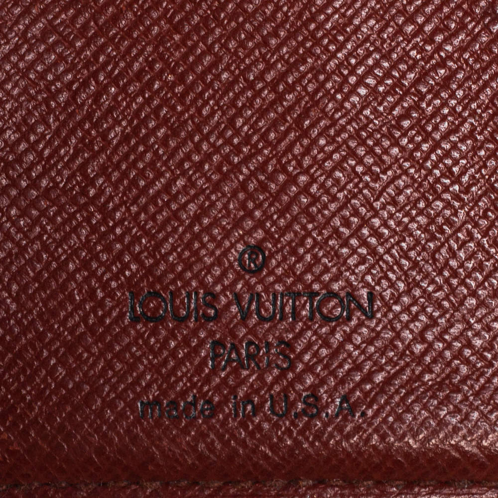 Louis Vuitton French Monogram Canvas Port Feuille Vienoise Wallet LV-1202P-0007