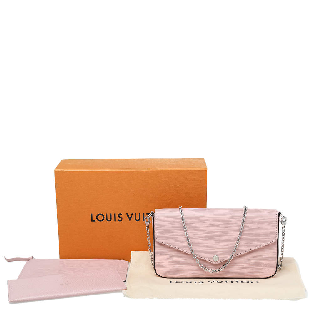 Louis Vuitton Pochette Félicie Rose Ballerine Epi Leather ○ Labellov ○ Buy  and Sell Authentic Luxury