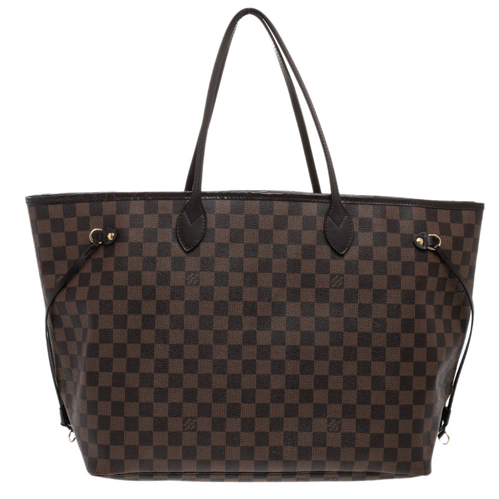 Louis Vuitton Damier Ebene Canvas Neverfull GM Bag
