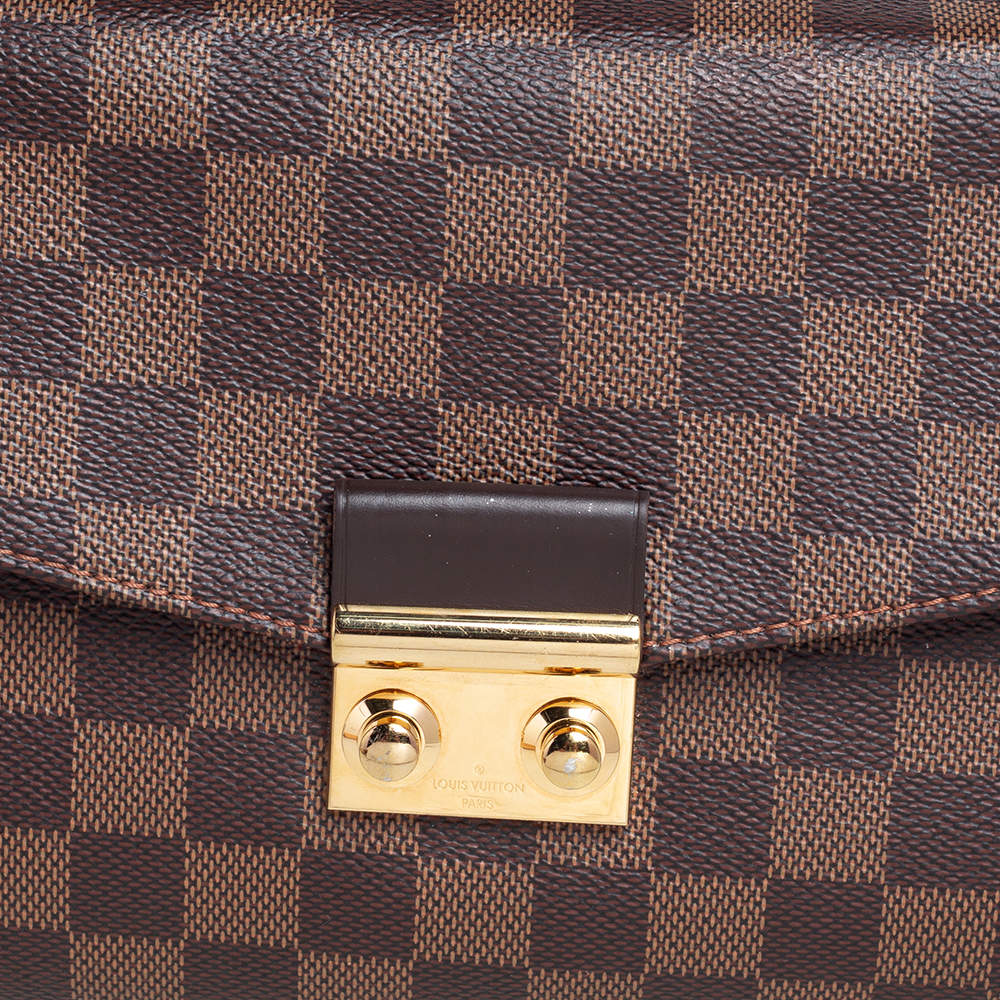 Louis Vuitton Damier Croisette Way Bag Handbag Shoulder Ebene N53000 Lv1194