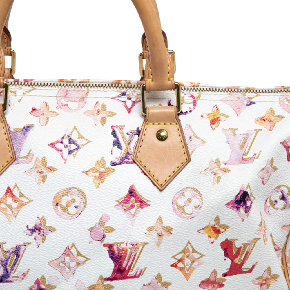 Louis Vuitton, Bags, Louis Vuitton Richard Prince Watercolor Multi  Aquarelle Monogram Speedy 35 208