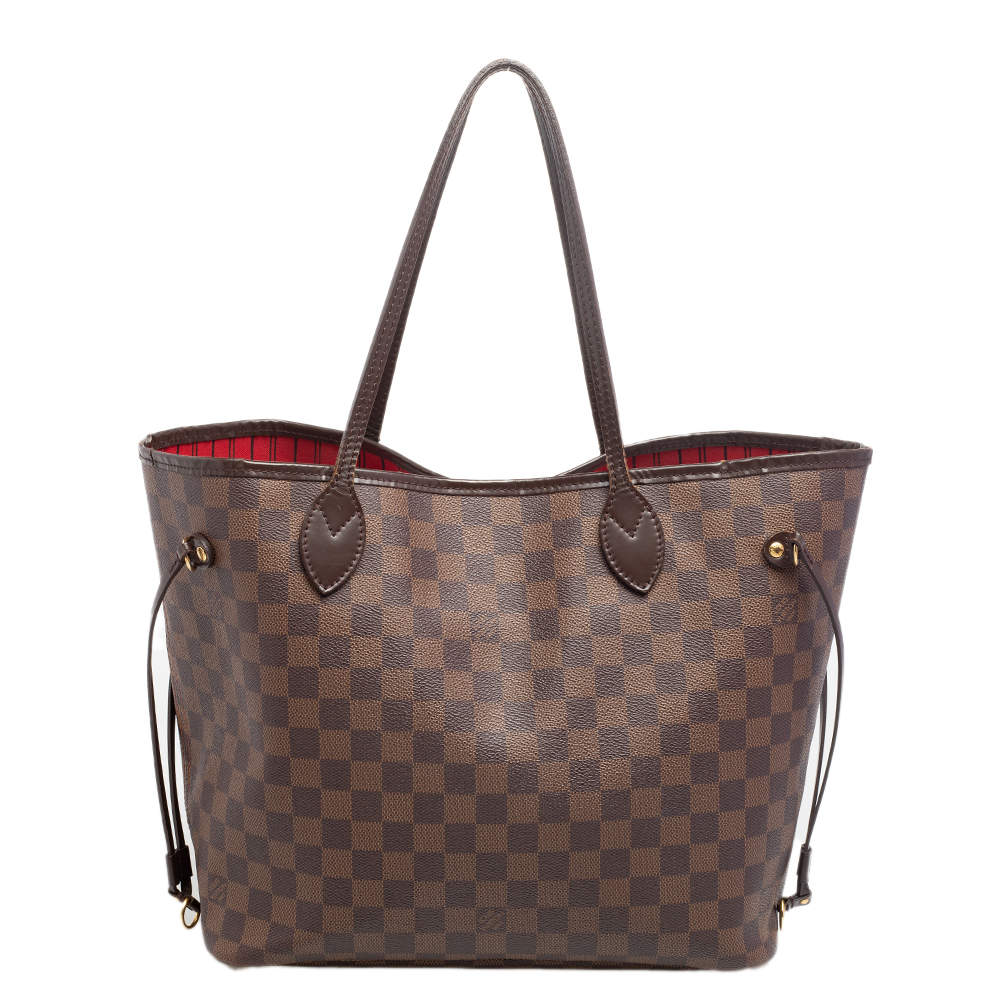 Louis Vuitton Damier Ebene Canvas Neverfull MM Bag