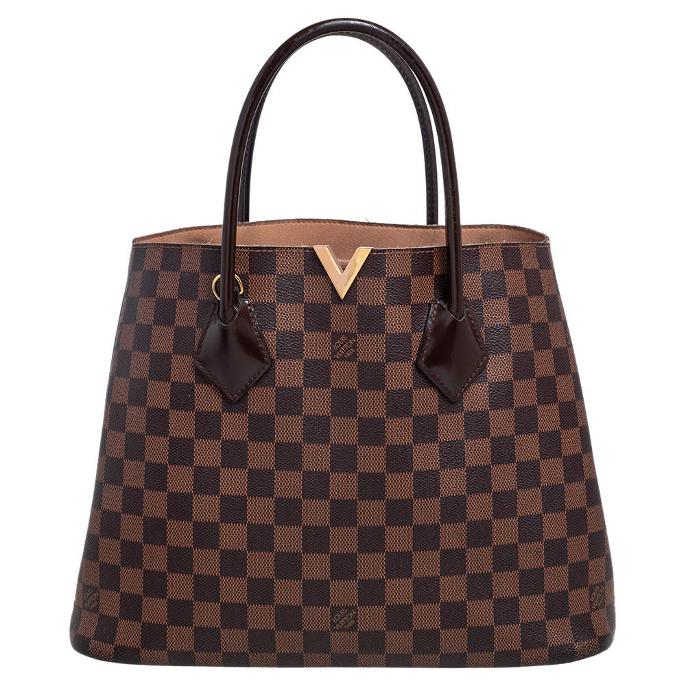 Pre Owned حقيبة لوي فيتون كينسينغتون كانفاس دامييه إيبني 
