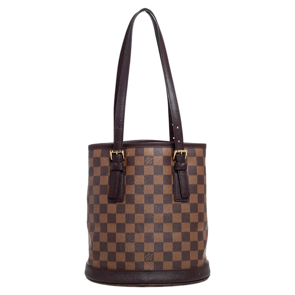 Louis Vuitton Monogram Marais Bucket GM Tote Bag 4lvs1224 For Sale