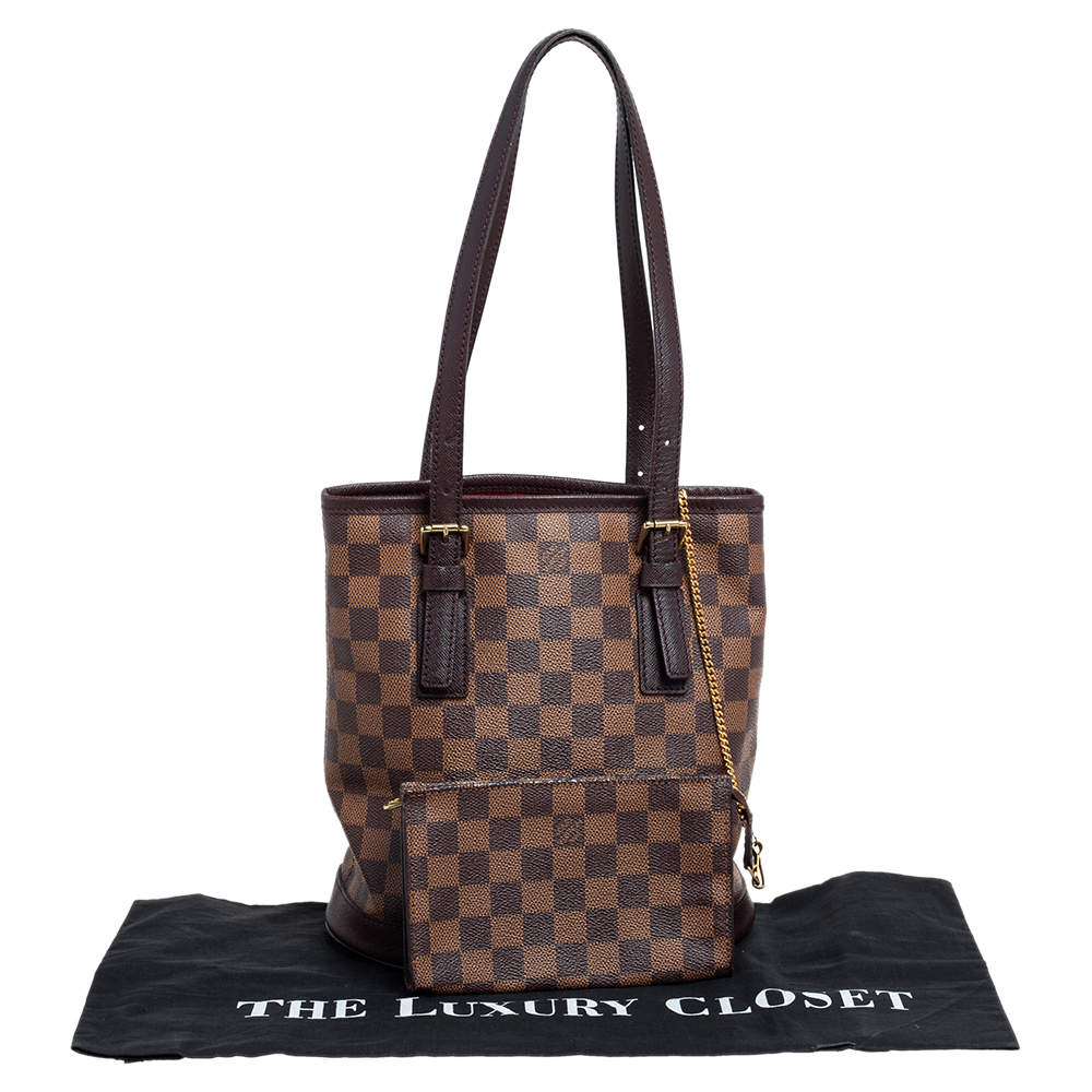 Louis Vuitton Monogram Marais Bucket GM Shopper Tote Bag 20lv216s