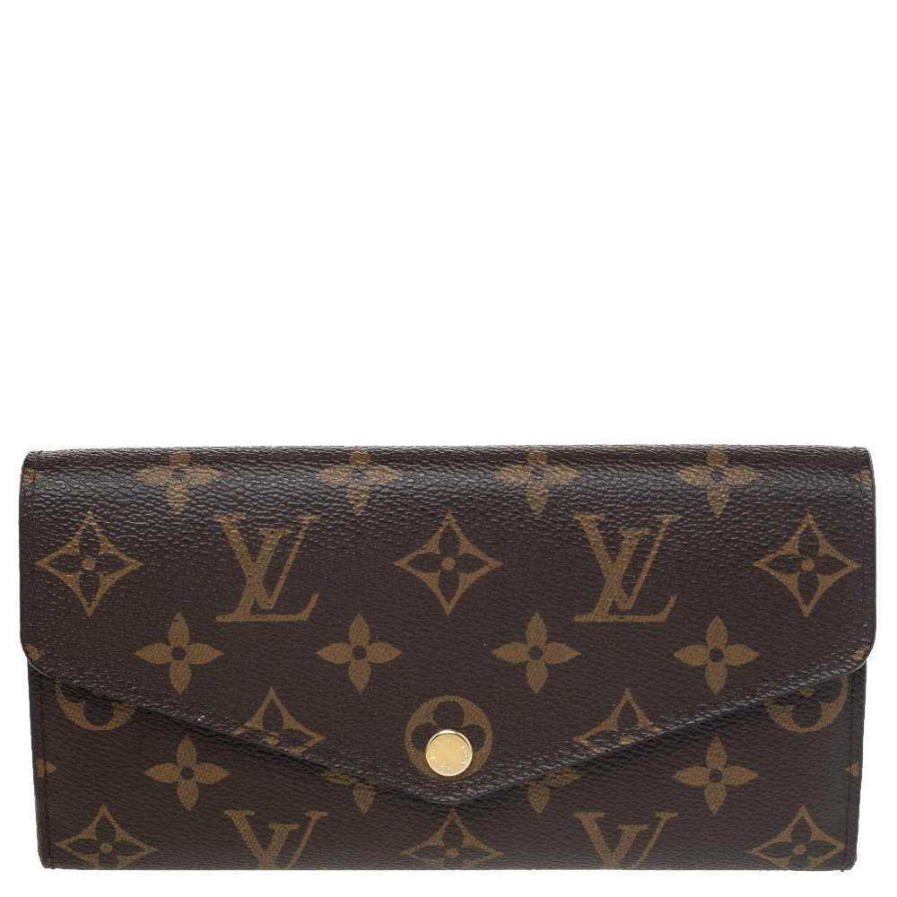 Pre Owned Louis Vuitton Monogram Canvas Sarah NM3 Wallet