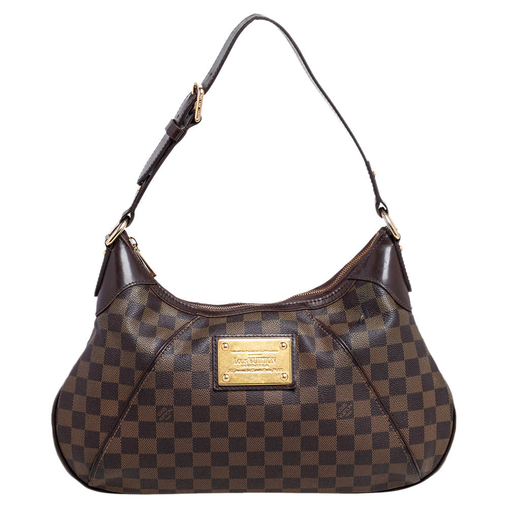 Pre Owned Louis Vuitton Damier Ebene Canvas Thames GM Bag