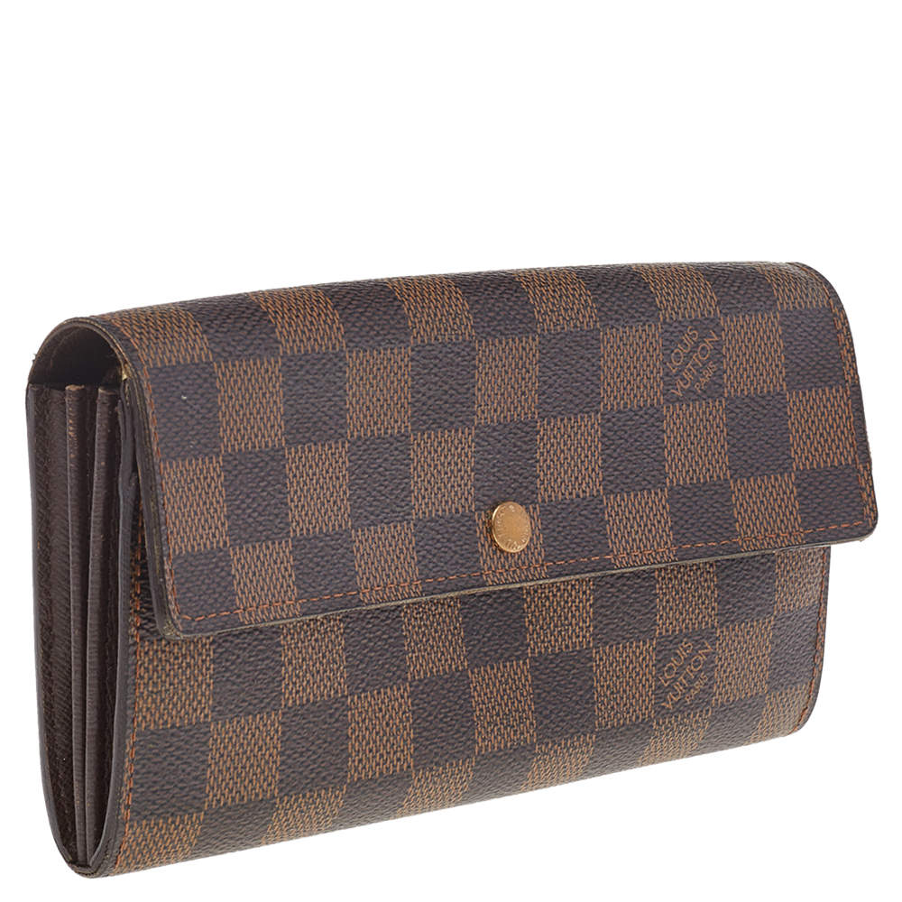 Louis Vuitton Damier Ebene Porte Tresor International Wallet – For The Love  of Luxury