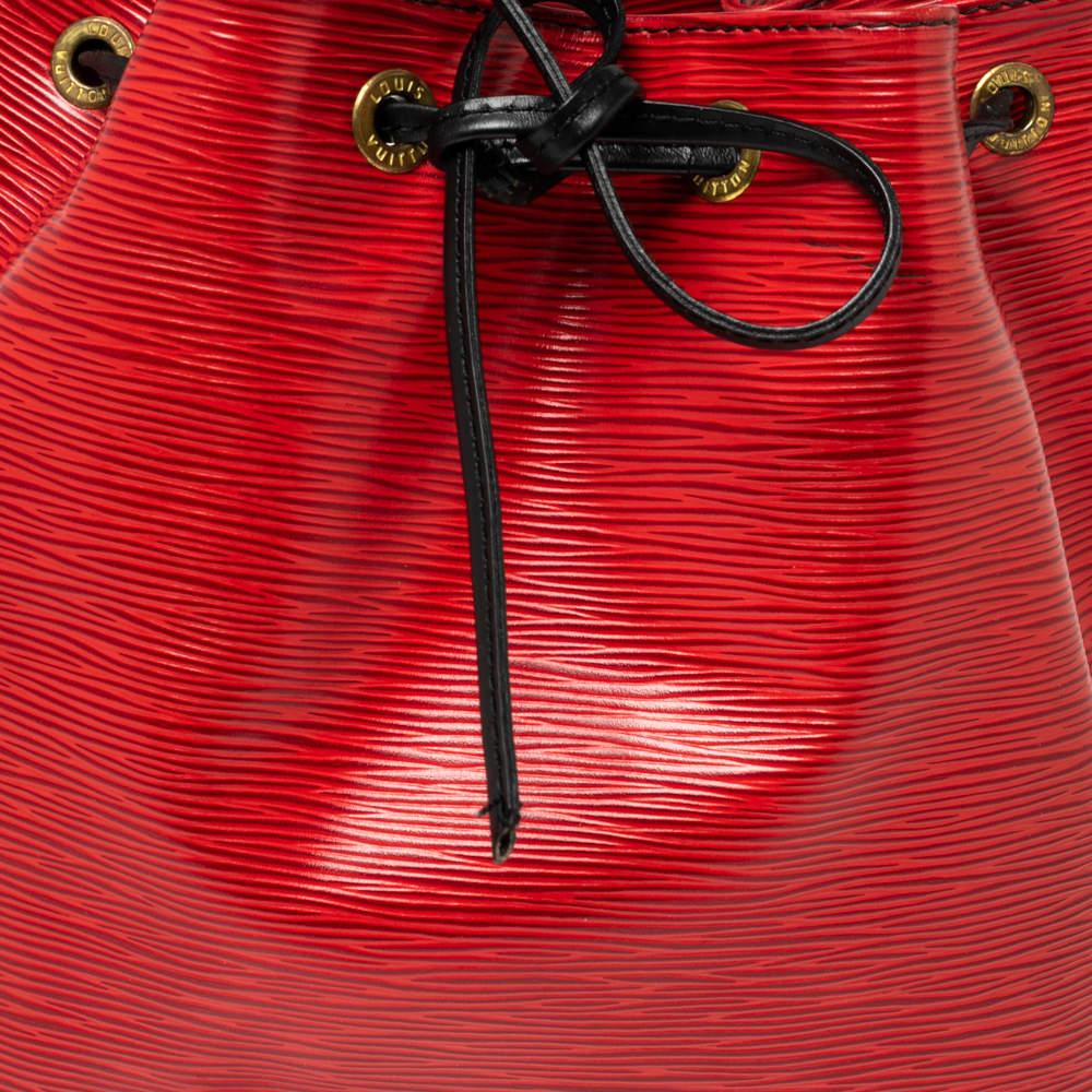 Louis Vuitton Red Epi Noé Petite QJB0BPDWRE075