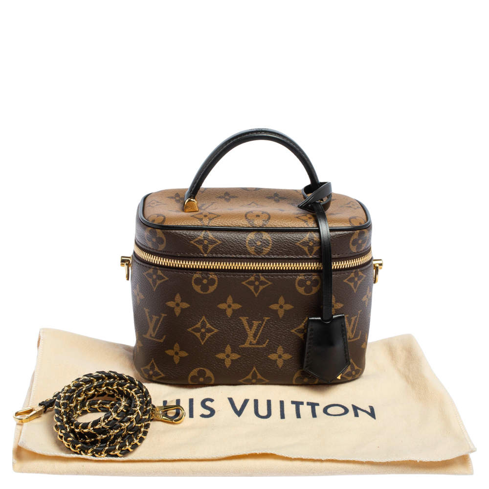 New LV Brown Monogram Reverse Vanity PM Purse, Free LV Twilly, Women's -  Bags & Wallets, City of Toronto