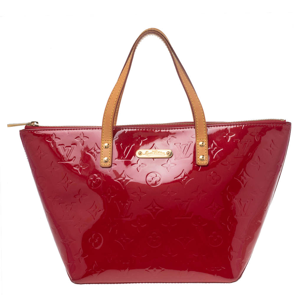Louis Vuitton Pomme D'amour Monogram Vernis Bellevue PM Bag – The Closet