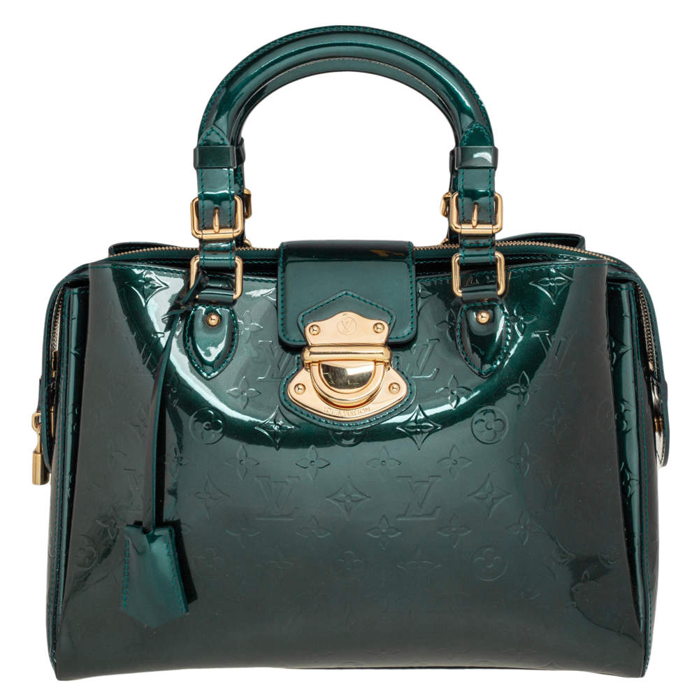 Pre Owned حقيبة لوى فيتون أفينيو ميلروس جلد فيرنيه مونوغرامى أزرق غامق