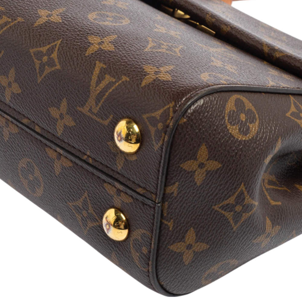 Louis Vuitton Cluny Top Handle Bag Monogram Canvas BB Brown 4466734