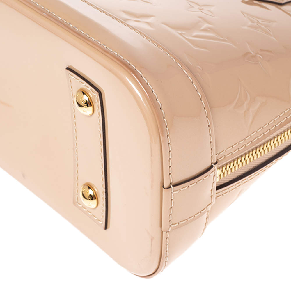 Louis Vuitton Alma Vernis BB Dune Bag – Caroline's Fashion Luxuries