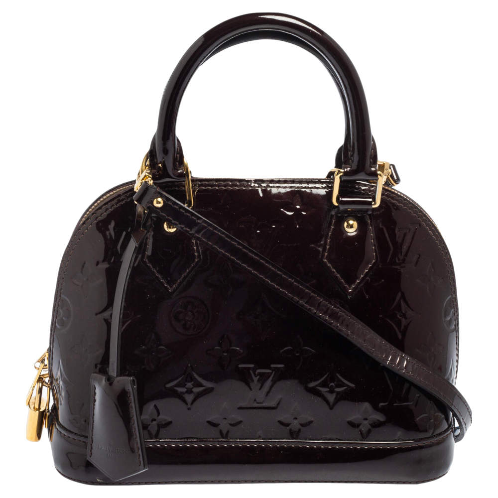 Louis Vuitton Amarante Monogram Vernis Alma BB Bag Louis Vuitton | The ...