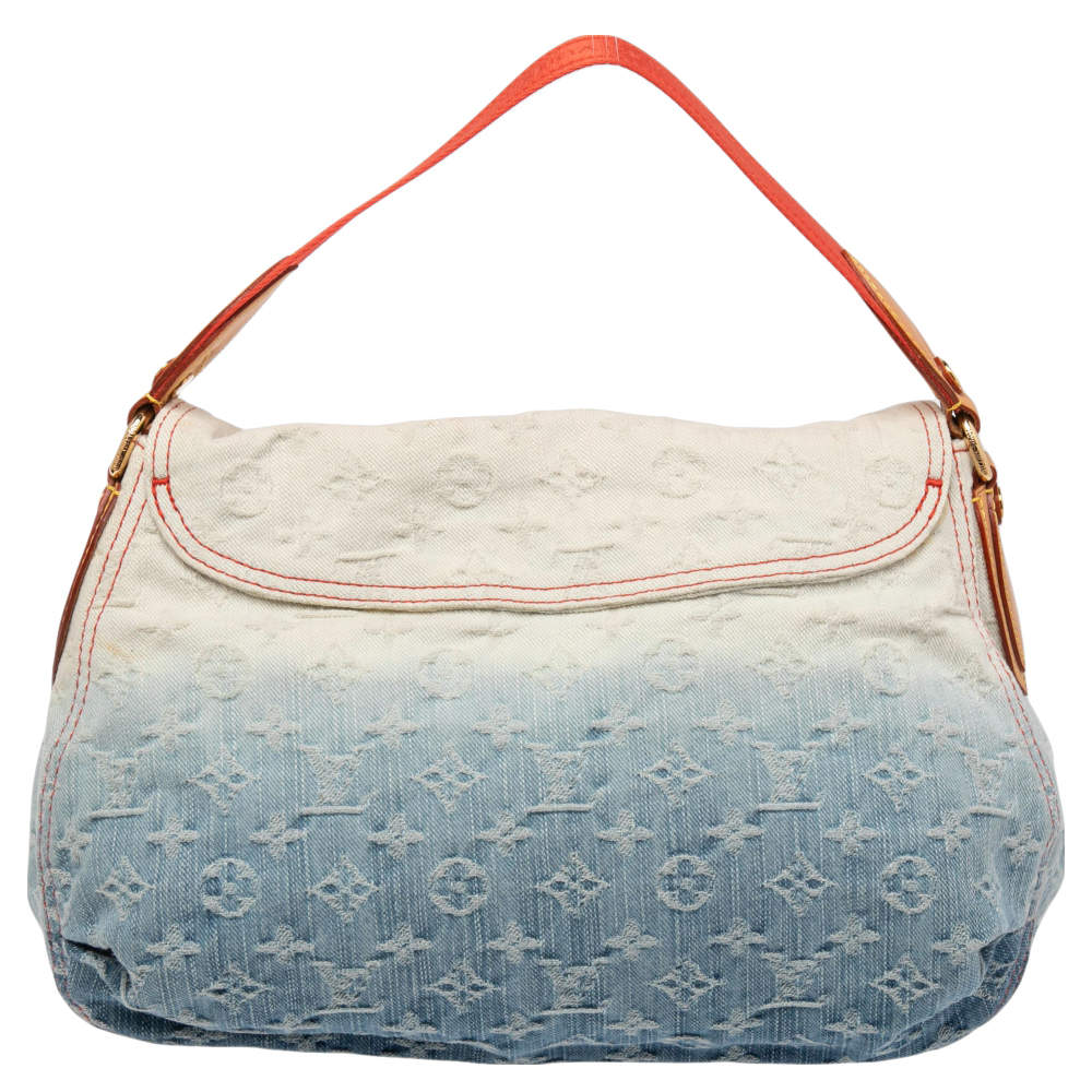 Louis Vuitton Limited Edition Blue Denim Monogram Denim Sunshine