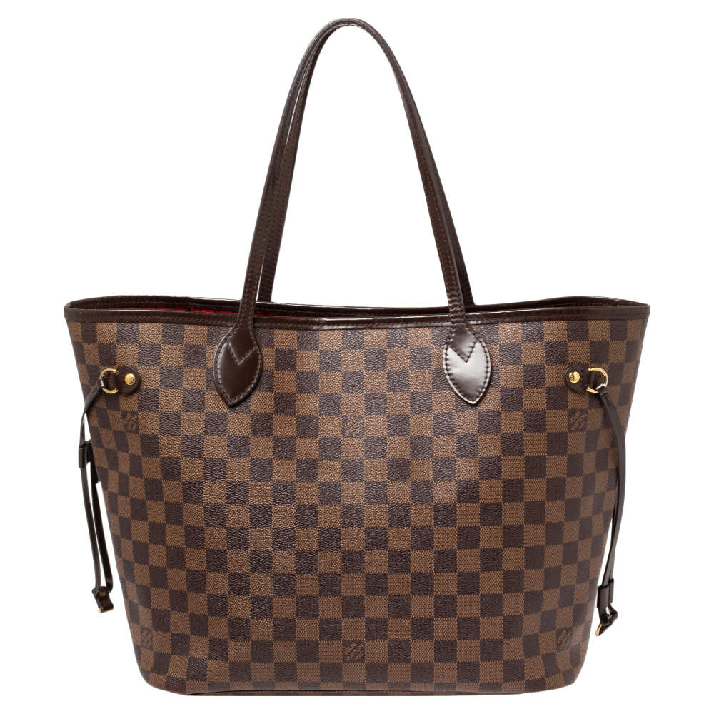 Louis Vuitton Damier Ebene Canvas Neverfull MM Bag