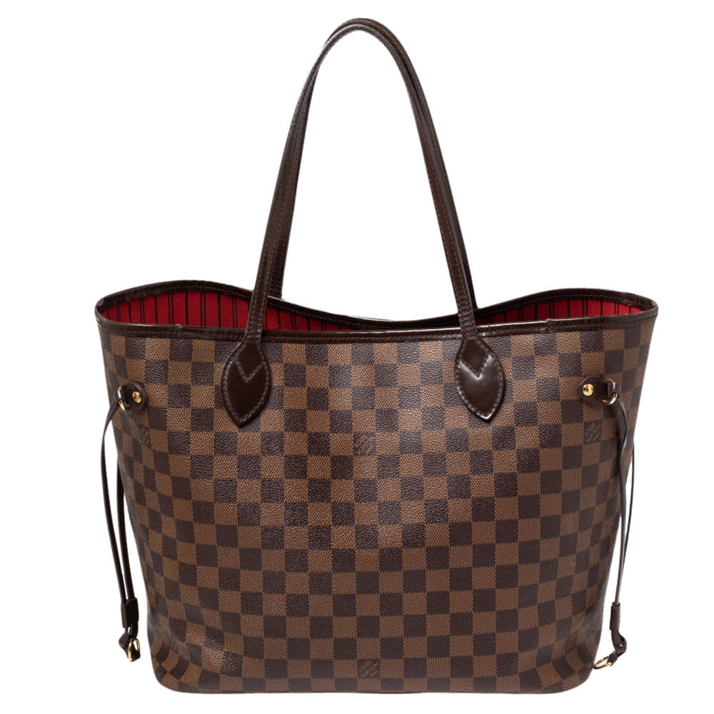 True-to-ORIGINAL] Louis Vuitton LV x YK Neverfull MM Bag Brown For