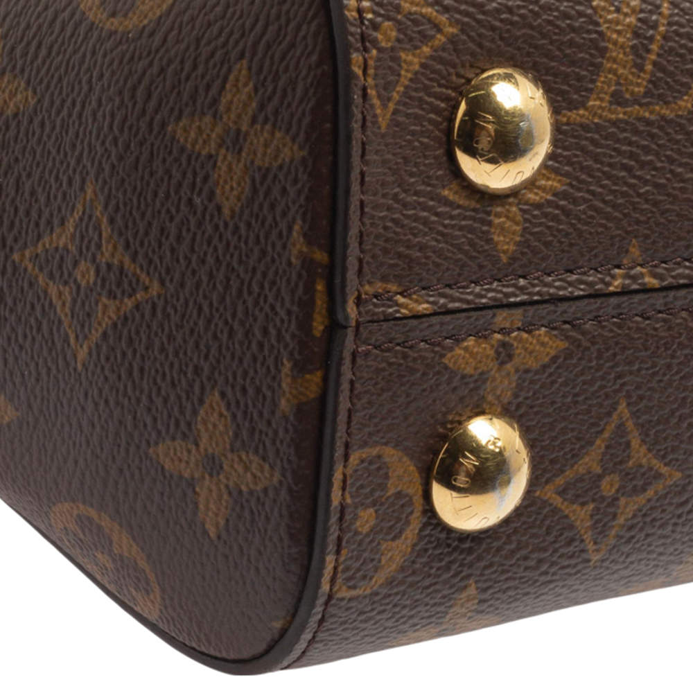 Louis Vuitton Cluny Top Handle Bag Monogram Canvas BB Brown 1694242